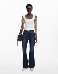 Desigual - Chiffon sleeve T-shirt