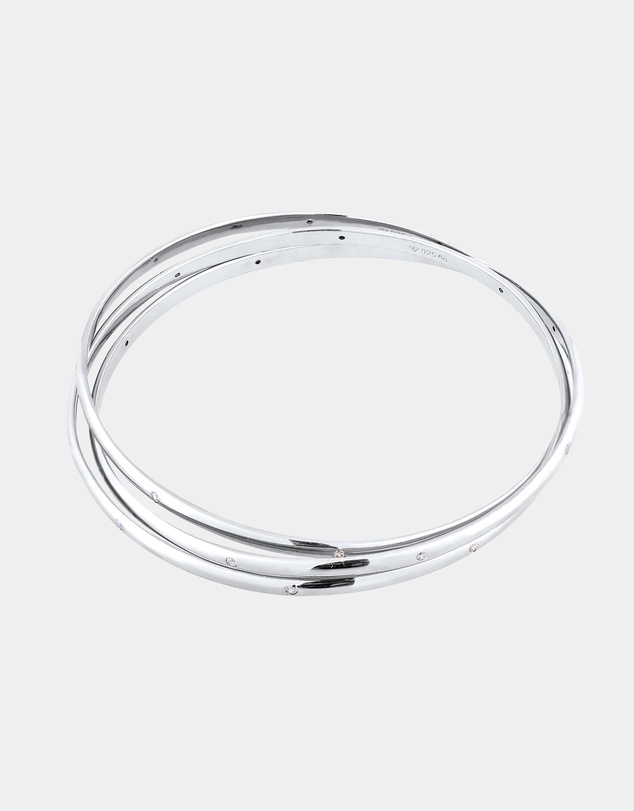 Elli Jewelry - Bangle Trio Zirconia 925 Sterling Silver