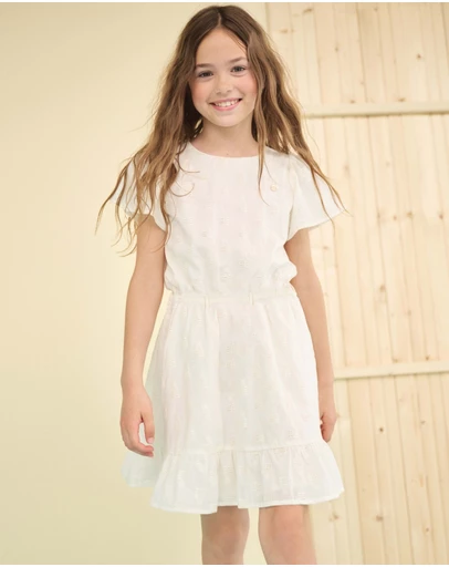 NONO - Mirabel Embroidered Dress - Kids-Teens