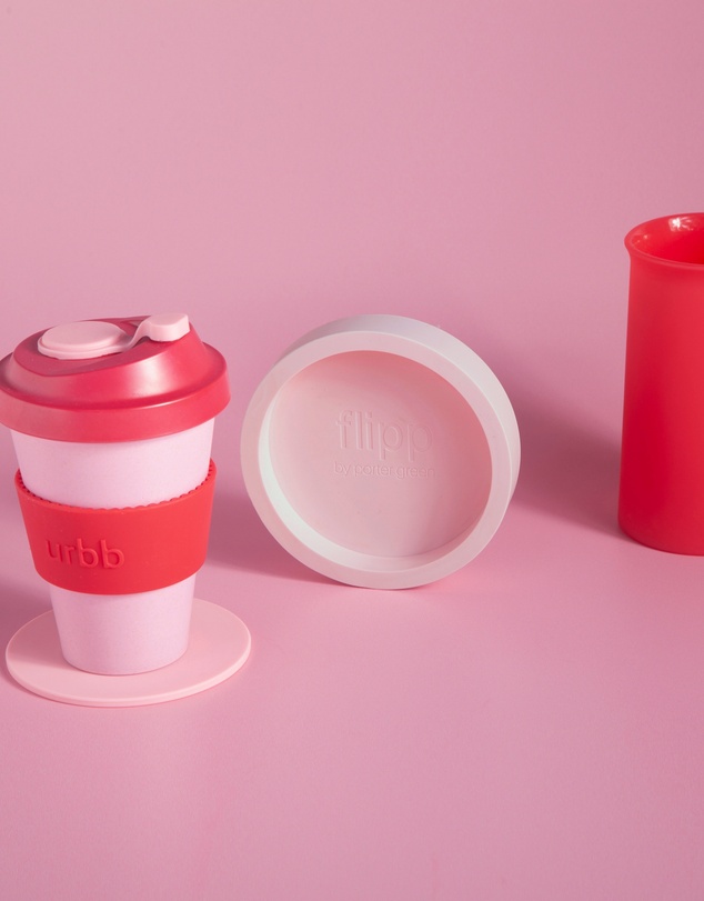 porter green - urbb | biodegradable bamboo coffee cup