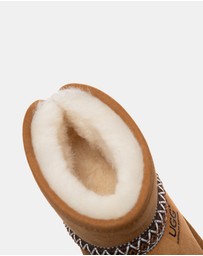 EVERAU - Australian Shepherd Ugg Fayle Platform Cow Suede Upper UGG Boots