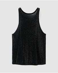 M.N.G - Halter Top With Crystals