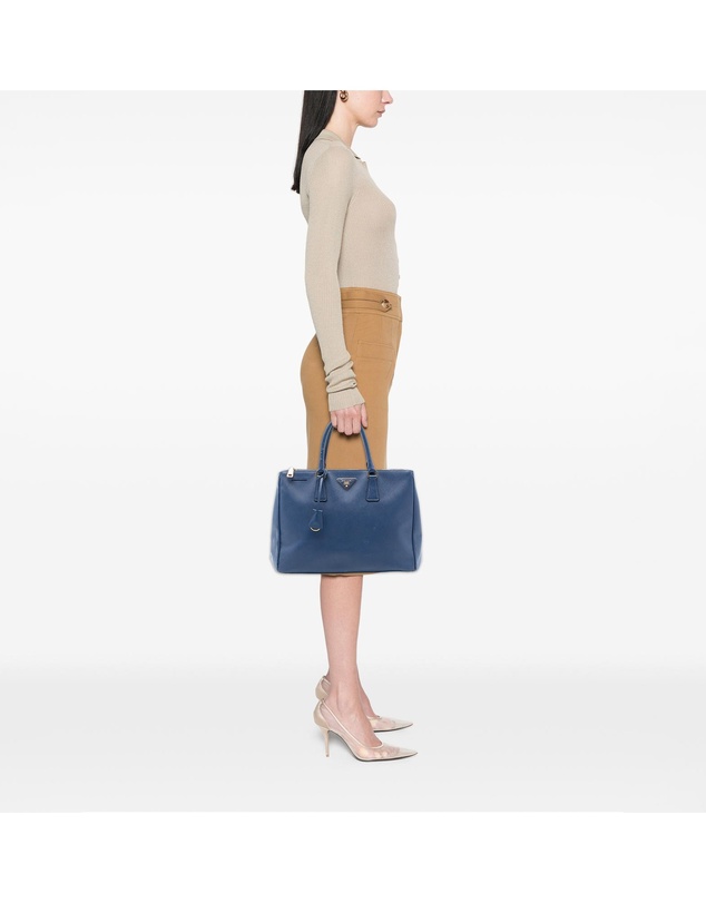 Pre-Loved by Azura Reborn - Pre-Loved Large Saffiano Lux Galleria Double Zip Tote