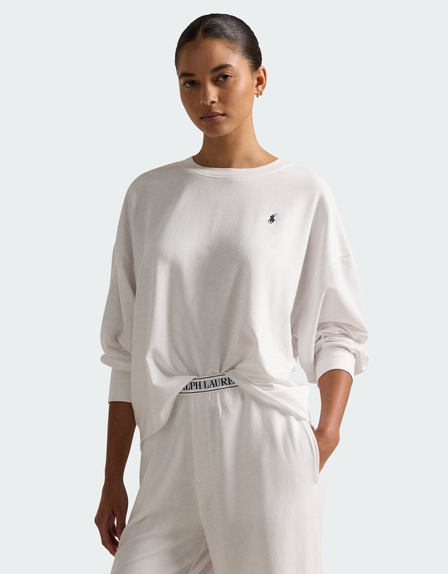 Polo Ralph Lauren - Club Terry Long Sleeve Cotton Jersey Pyjama Set