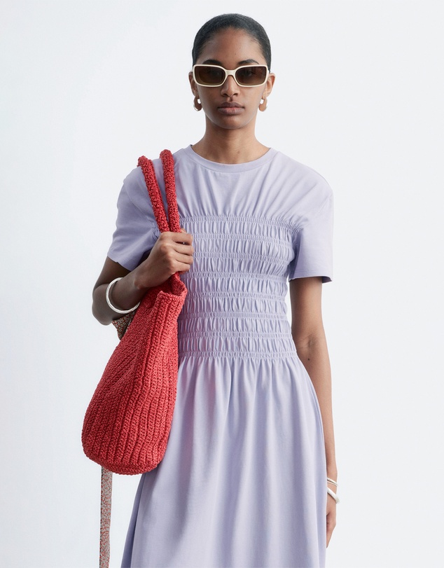 & Other Stories - Smocked Midi Dress