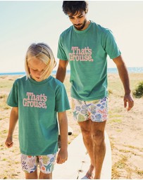 Skwosh - That's Grouse Kids Slang Tee in Green