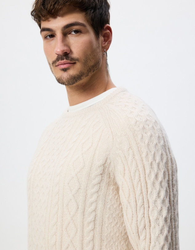 Rhythm - Mohair Fishermans Knit