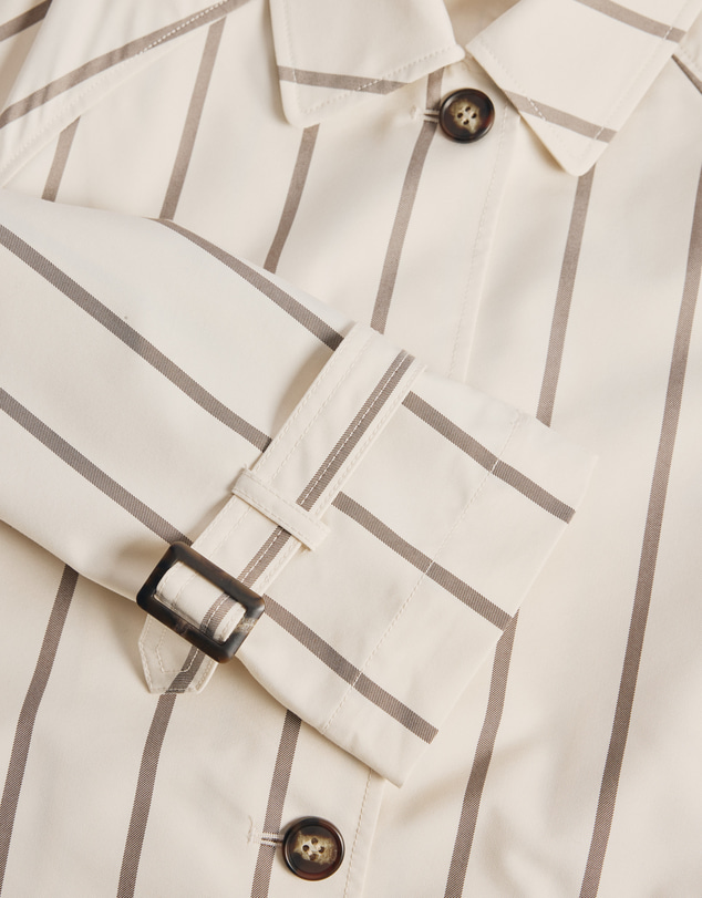 Country Road - Longline Stripe Coat