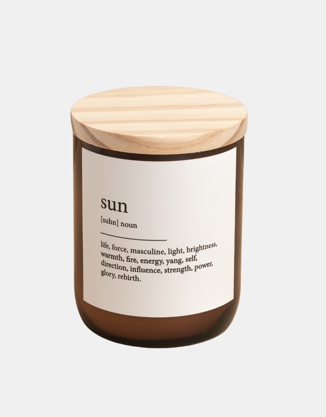 The Commonfolk Collective - Sun ~ Dictionary Meaning Candle