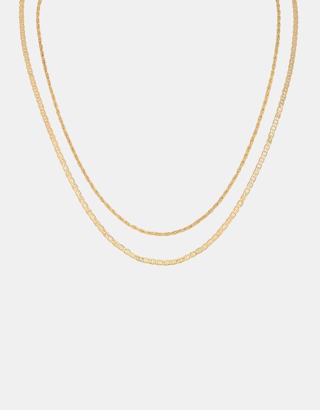 Astrid & Miyu - Illusion Double Chain Necklace