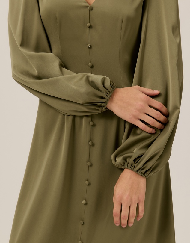 Tussah - Florence LS Satin Midi Dress