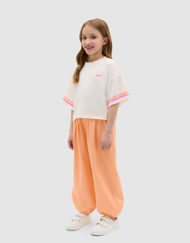 Seed Heritage - Stripe Sleeve Tee