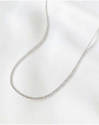 Wanderlust + Co - Sterling Silver Classic Chain Necklace