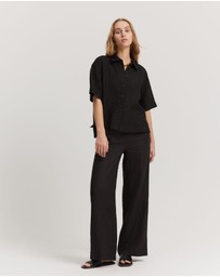 Country Road - Organically Grown Linen Short Sleeve Shirt