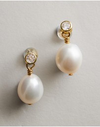 Carly Paiker - Ikaria Pearl Earrings