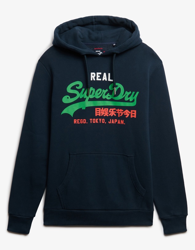 Superdry - Vintage Logo Tri Slim Fit Hoodie