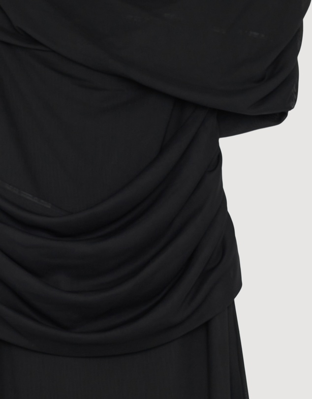 Revibe - Repaired CHANCERY Margot One Shoulder Drape Maxi Dress - AU 14