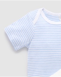 Purebaby - 2 Pack Short Sleeve Bodysuit - Babies