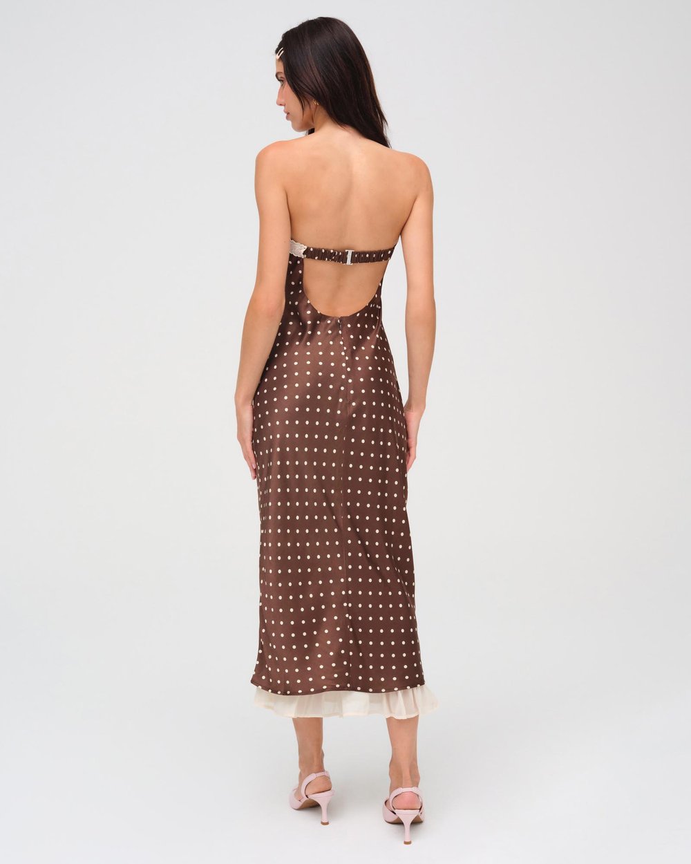 midi dress hairstyles Maeve Pleated Midi Dress