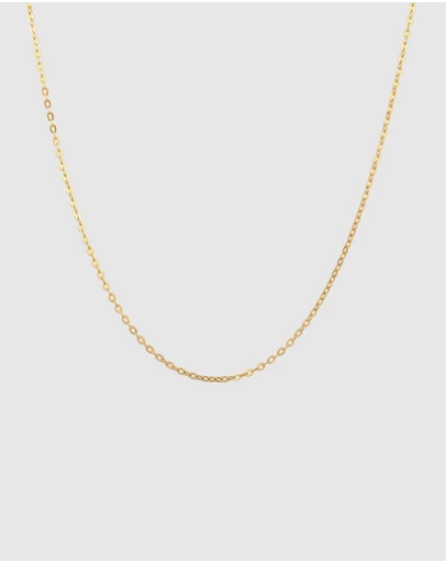 Elli Jewelry - Necklace Women Elegant Anchorchain 925 Sterling Silver Gold Plated