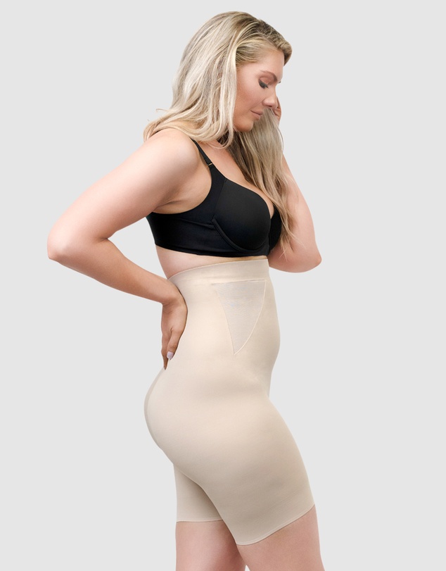 Cupid Fine Shapewear - Total Contour Hip, Tummy & Thigh Slimmer Shaping Shorts