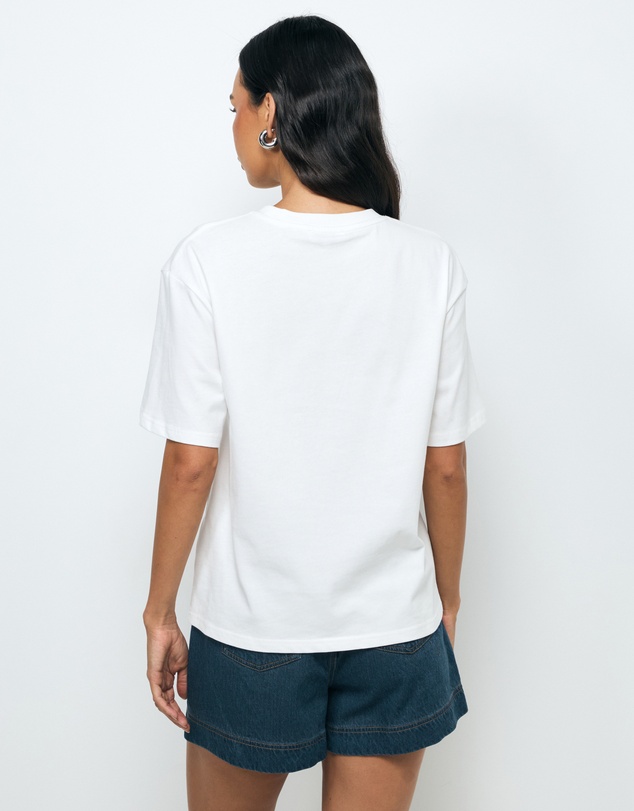 AERE - Peach Print Relaxed T-Shirt