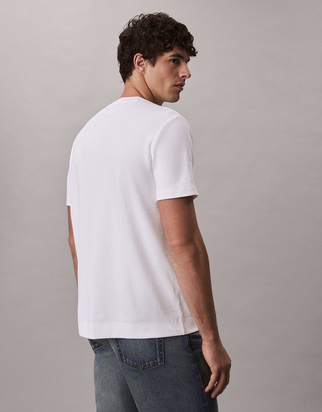 Calvin Klein - Embroidered Monogram Logo T-Shirt