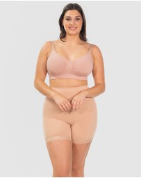 B Free Intimate Apparel - Wire-free Bamboo Padded Bra (B-C-D-DD-E-F-G-H) Cup