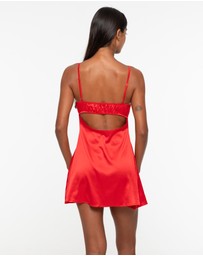One Empire - Zaya Red Satin Babydoll