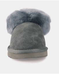 AusWooli Ugg Boots - Coogee Sheepskin Wool Ankle Slippers