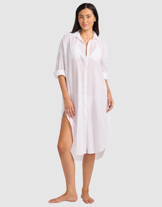 Seafolly - Cotton Voile Shirt Dress
