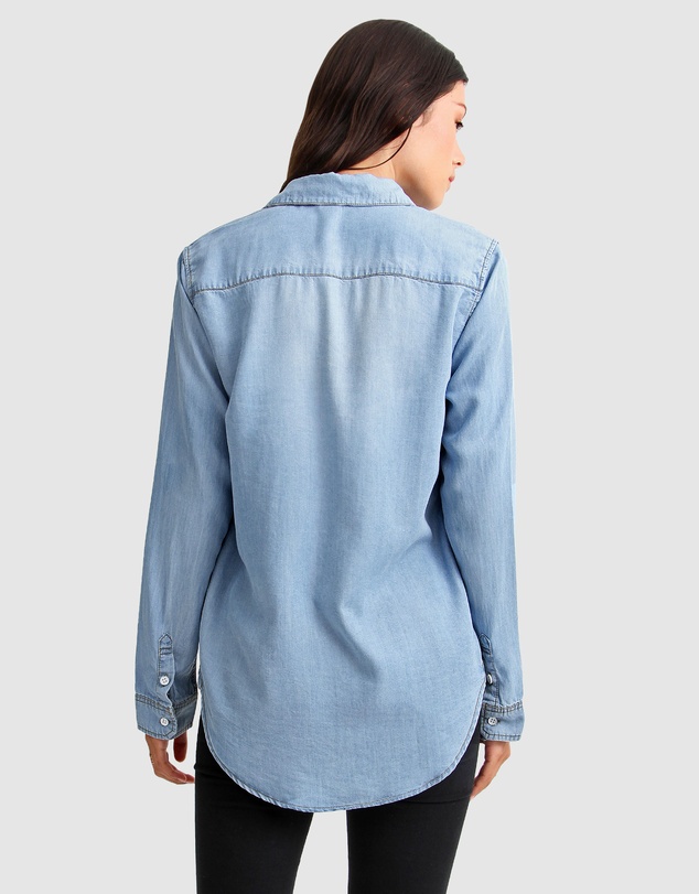 Belle & Bloom - Keep Me Wild Denim Top