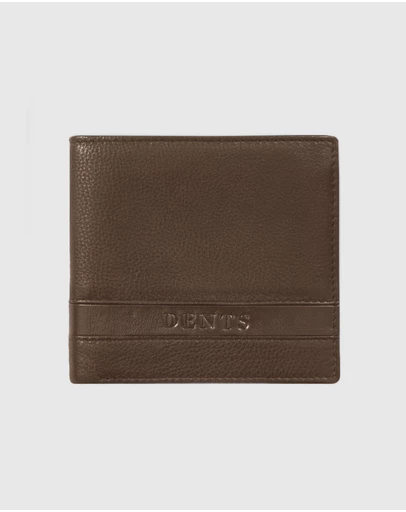 DENTS - Pebble Grain Leather Bifold Wallet with RFID Blocking
