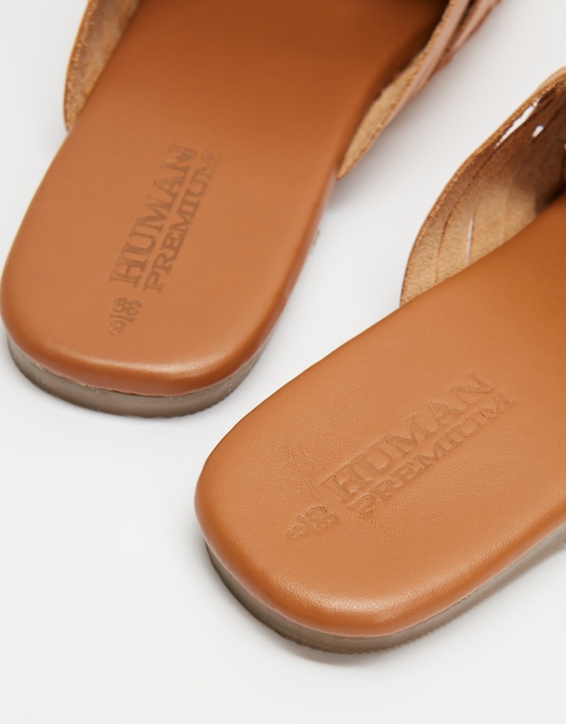 Human Premium - Barland Woven Leather Slides