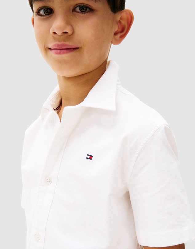 Tommy Hilfiger - Short Sleeve Oxford Shirt - Kids