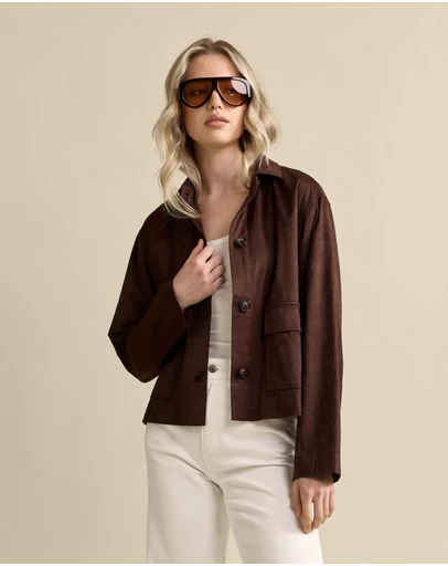 MVN - Faux Suede Jacket