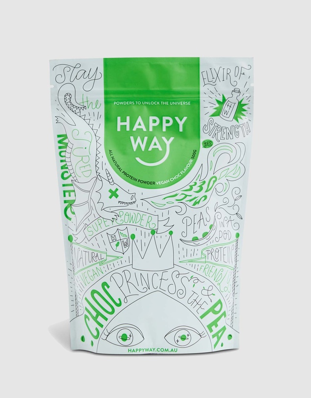 Happy Way - Choc Pea Princess Vegan Protein Powder