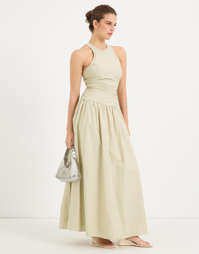 Calli - Maisie Gathered Maxi Dress