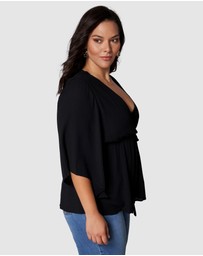 Something 4 Olivia - Salma Wrap Blouse