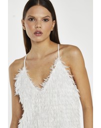 Glamorous - Fringe swing mini dress