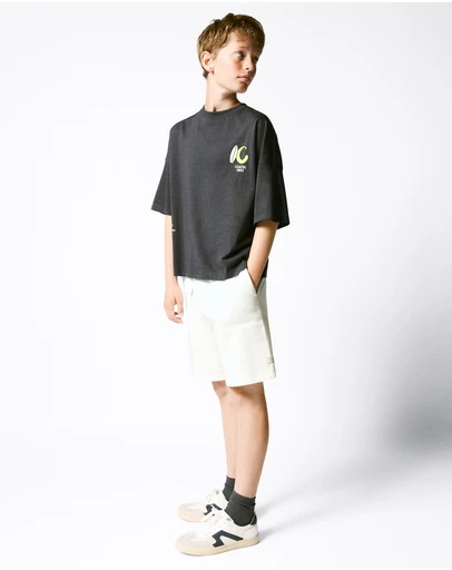 M.N.G - White Shorts - Kids-Teens