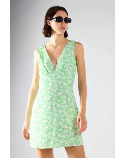 Glamorous - V-Neck Short Shift Dress
