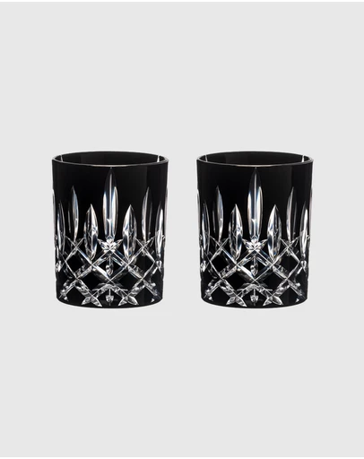 Riedel - Laudon Black Tumbler - Set of 2