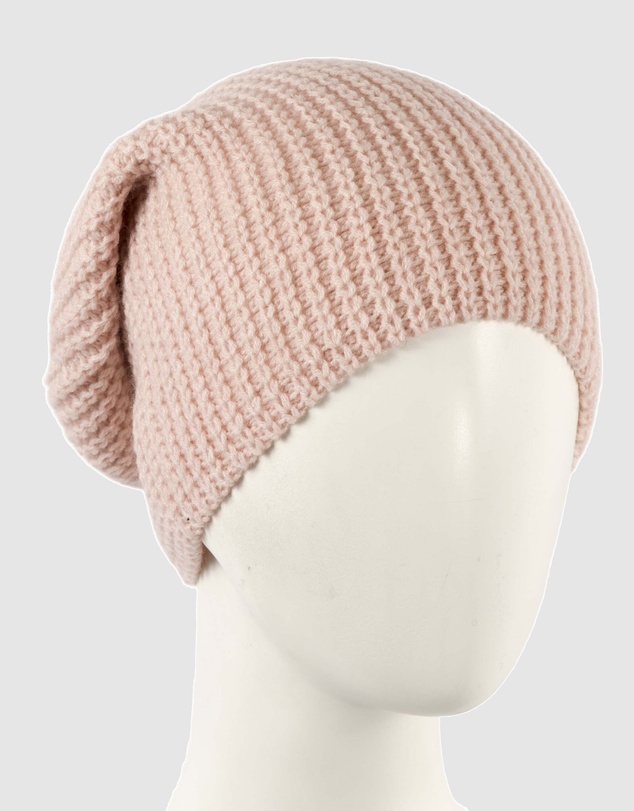 Max Alexander - European Made Blush Soft Wool Beanie