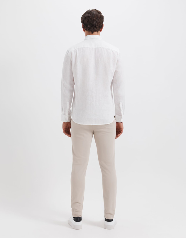 SABA - Anderson Long Sleeve Classic Linen Shirt