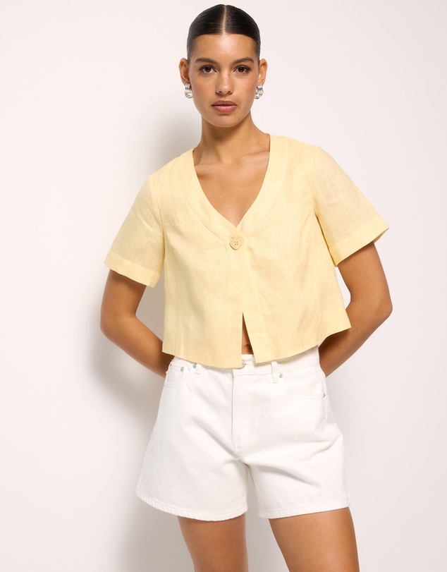 AERE - Selah Linen Top