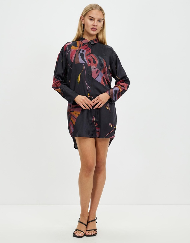 Grace Willow - Jasmine Silk Shirt Dress