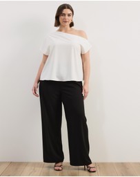 Atmos&Here Curvy - Willow Off Shoulder Top