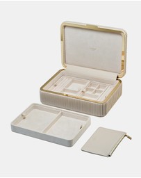 Wolf - Wolf Bella Medium Jewellery Box Bone