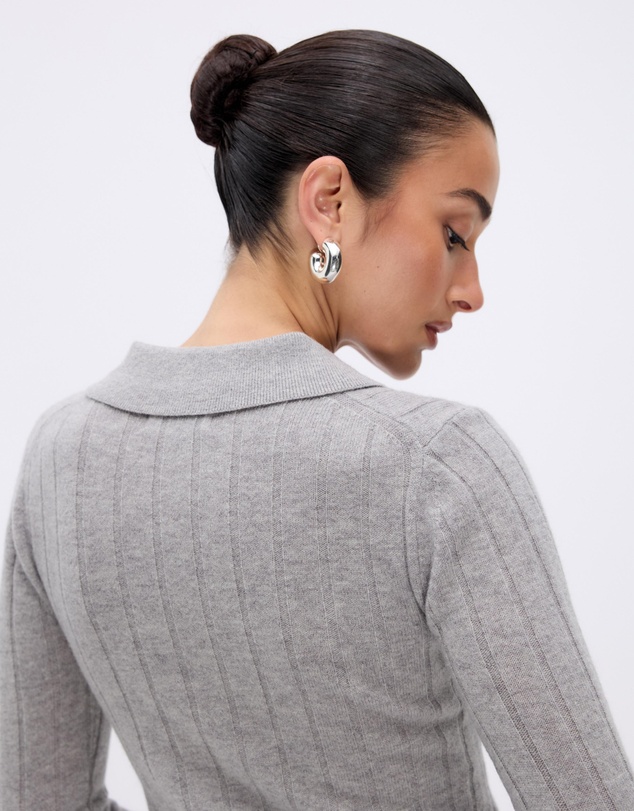 Minima Esenciales - Vali Merino Wool Knit Polo